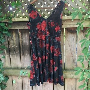 Lily Morgan Velvet Dress